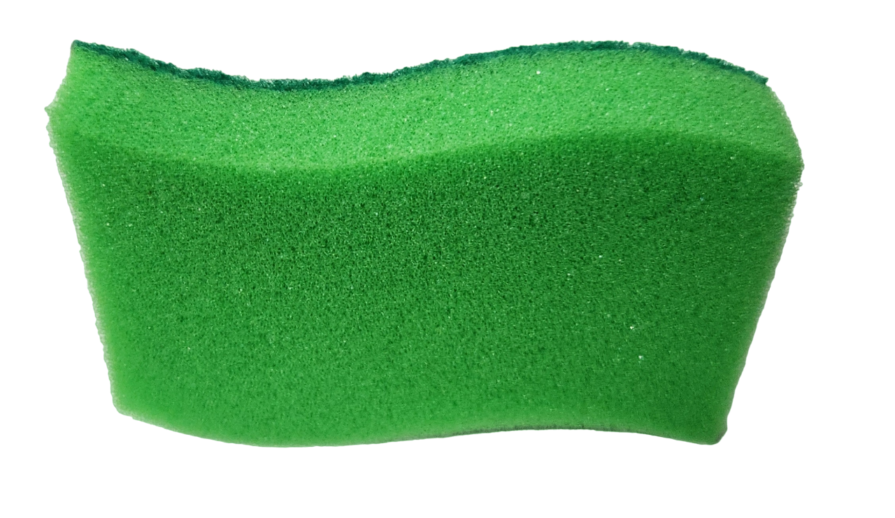 Esponja forma S (Verde)